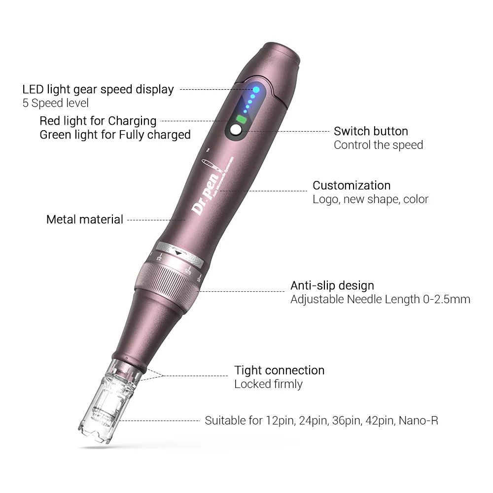 Дерма-ручка ULTIMA A10, устройство для ухода за кожей, смягчения двойной подбородок, удаления морщин