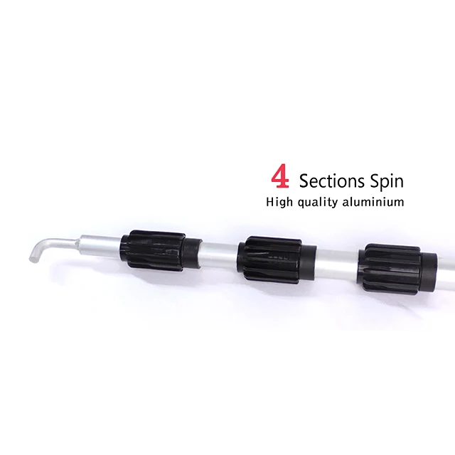 Good Quality Aluminium Telescopic Spin Lock Custom Hook Tube