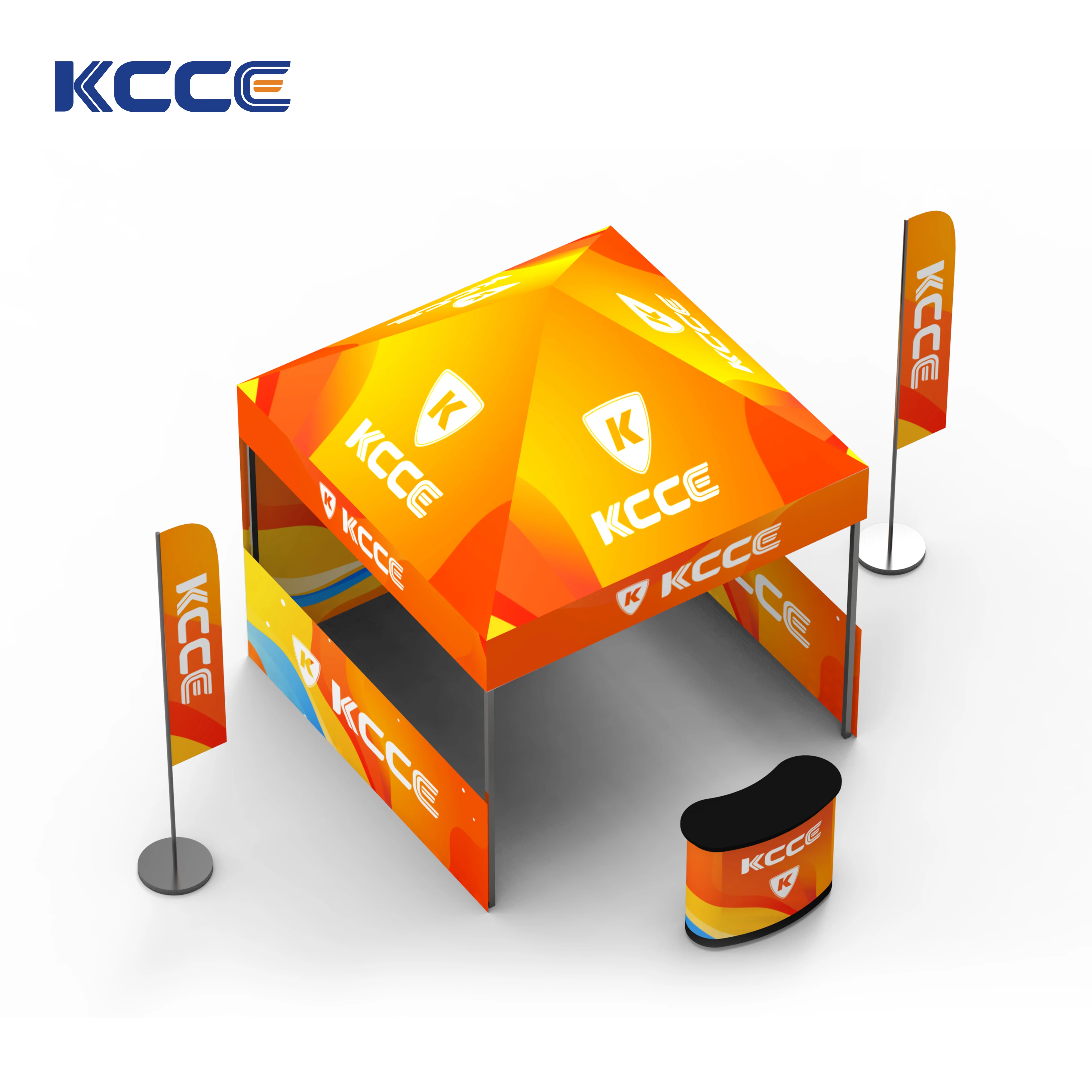 Custom Business Outdoor Exhibition Trade Show Canopy Tent 3X3 Pop Up Folding Tente De Foire Commerciale Advertising Event Tent