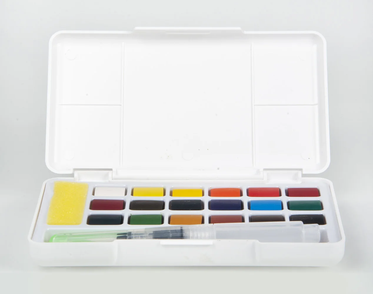 Be Creative ACS watercolor half pan paint set with water brush