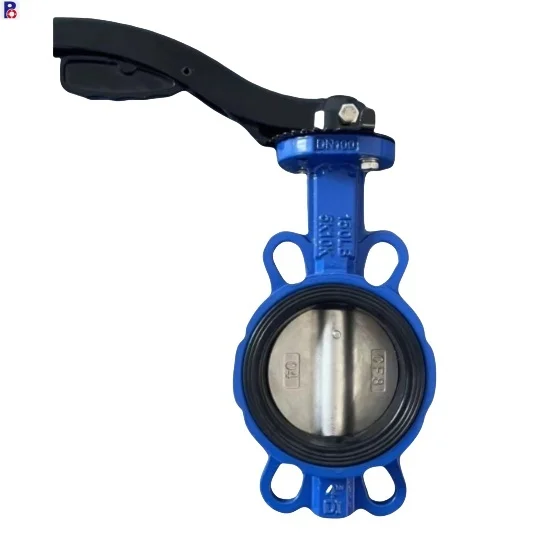 Поставка из Китая стандартный DI body SS304 SS316 дисковый WCB стержень EPDM/PTFE сиденье PN10/PN16/эпоксидное покрытие клапан-бабочка