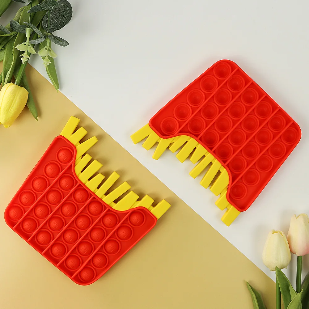 
Rainbow Push Bubble Animal Fidget Toys Sensory Autism Squeeze Stress Reliever Mini Toys Game Simple Dimple Fidget Relax Toy 