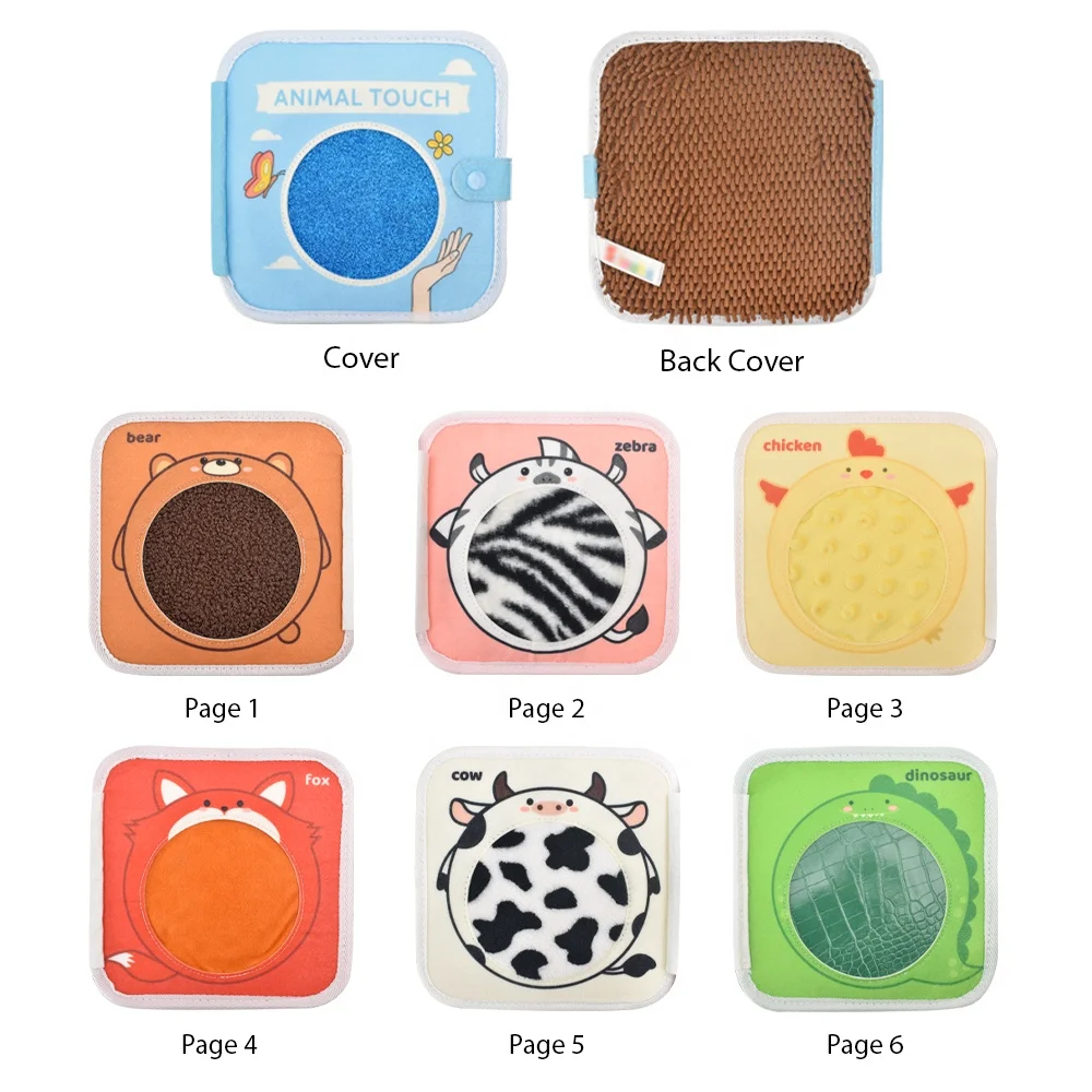 New Educational Felt Sensory Mat Book Travel Toys Activities For Kid Sensory Book For Autistic Children