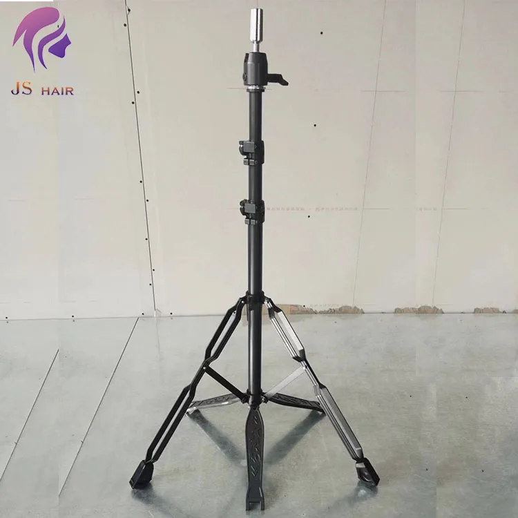 Heavy Duty Wig Head Stand for Cosmetology Hairdressing Training Mannequin Dolls Head Tripod Manikin Hair Stand