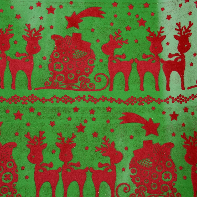 
Korea Diy Handmade Gift Packaging Floral Pattern Flocking Gift Wrapping Paper 