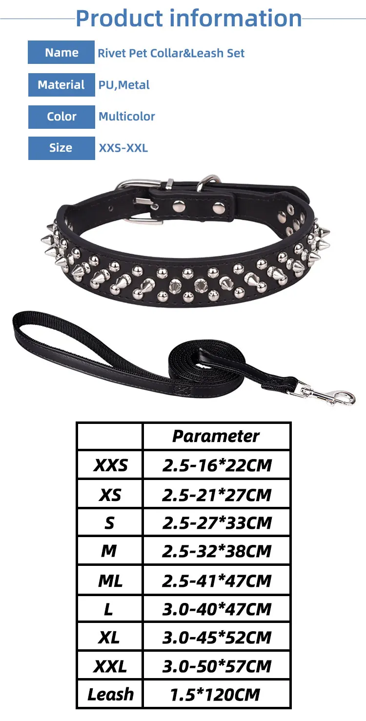 Luxury Personalized Cute Nylon Adjustable Webbing Straps Nylon Webbing For Spiked Dog Collar And Harness Set