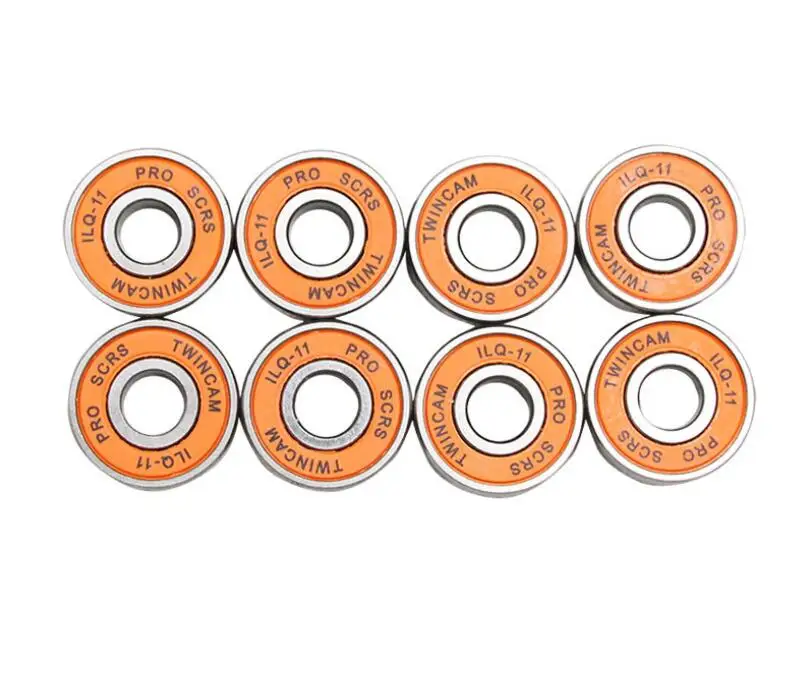 Wholesale 2021 608ZZ Chrome Steel Orange Skateboard ABEC-9  Bearing