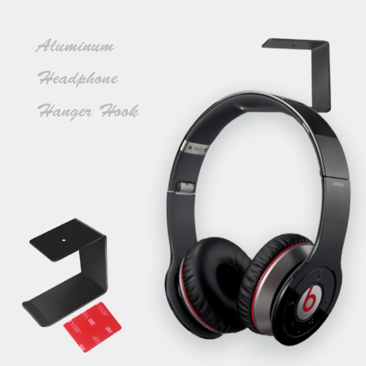 Wholesale Anodized Light Aluminum Alloy Headphone Hanger Hook