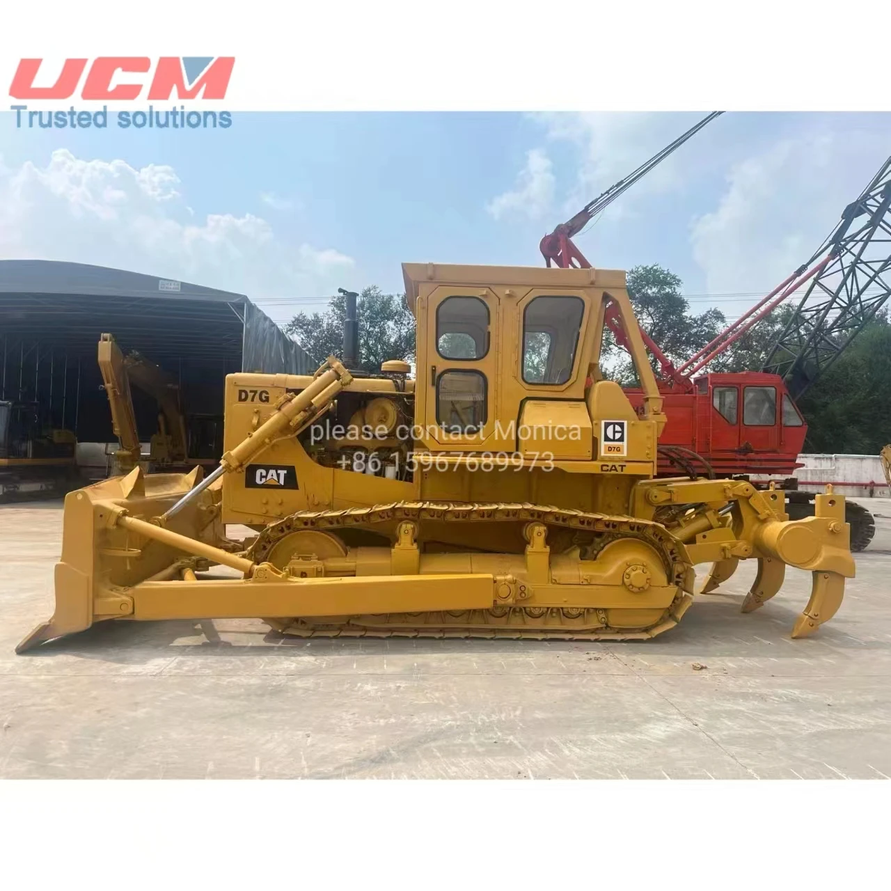 Secondhand D7g Used Cat Bulldozer Used D7g Caterpillar D7g Crawler Bulldozer