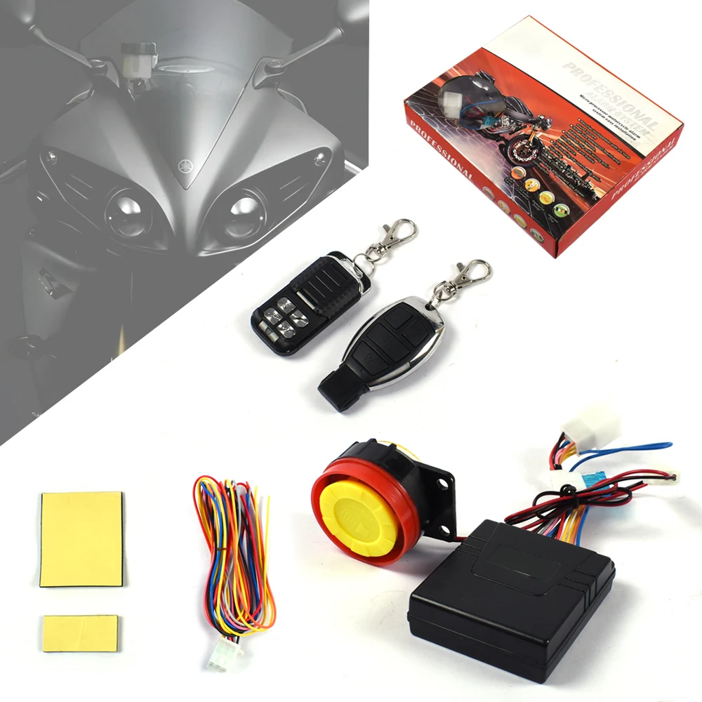 New trend long life high performance smart control motorbike motorcycle 2 way car alarm