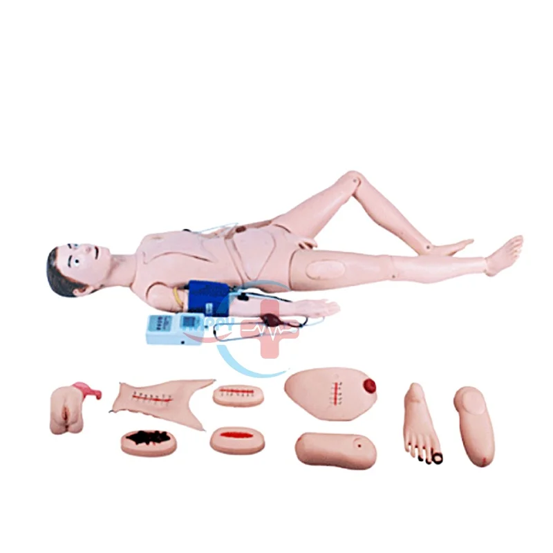 HC-S102 Medical training model human size medical manikin full-function wound care manikin