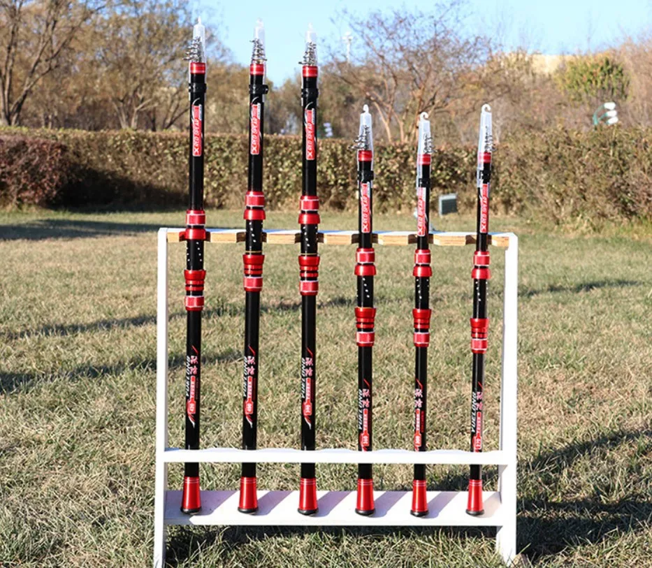2.1M 2.4M 2.7M 3.0M 3.6M 3.9M 4.2M 4.5M Sea Saltwater Carbon Fiber Telescopic Fishing Spinning Rod