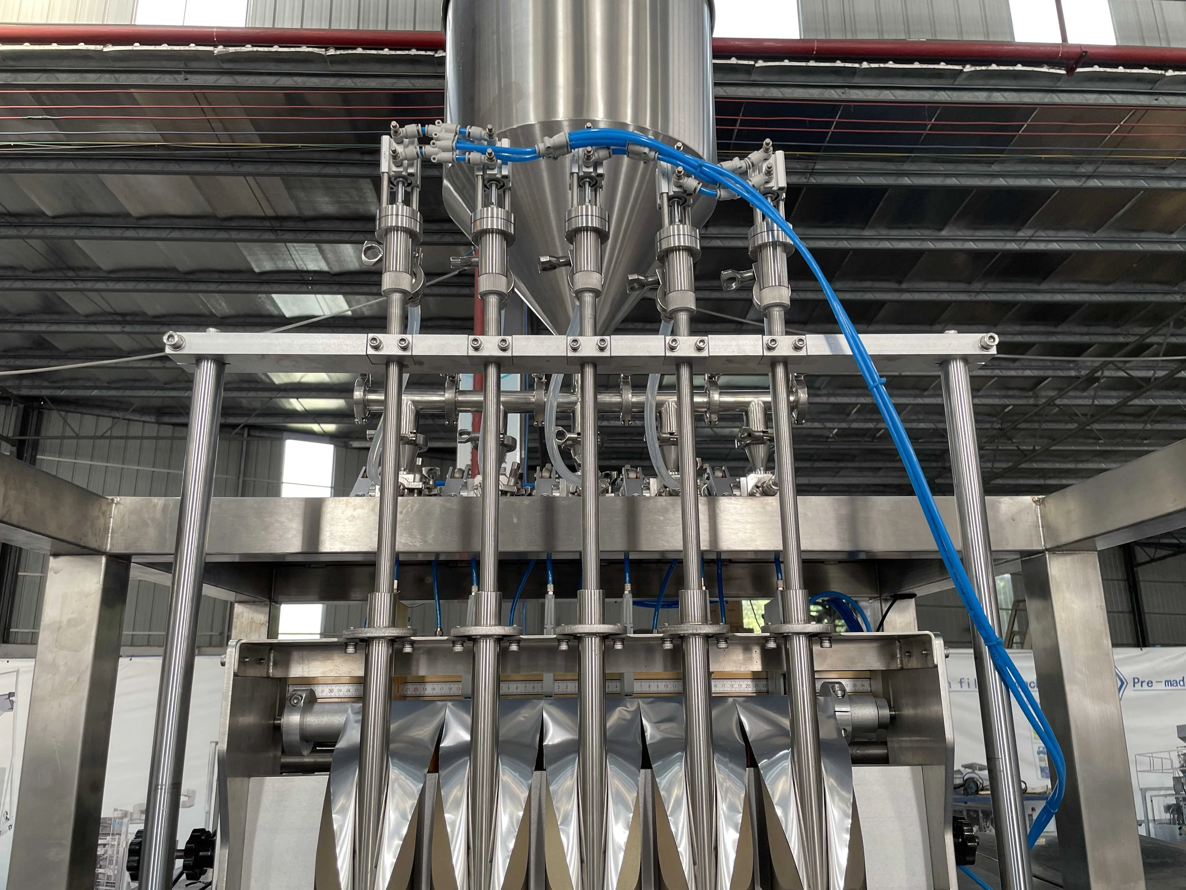 Factory Price High Speed Multi-lane Syrup Tomato Sauce Shampoo Stick Sachet Packaging Machine