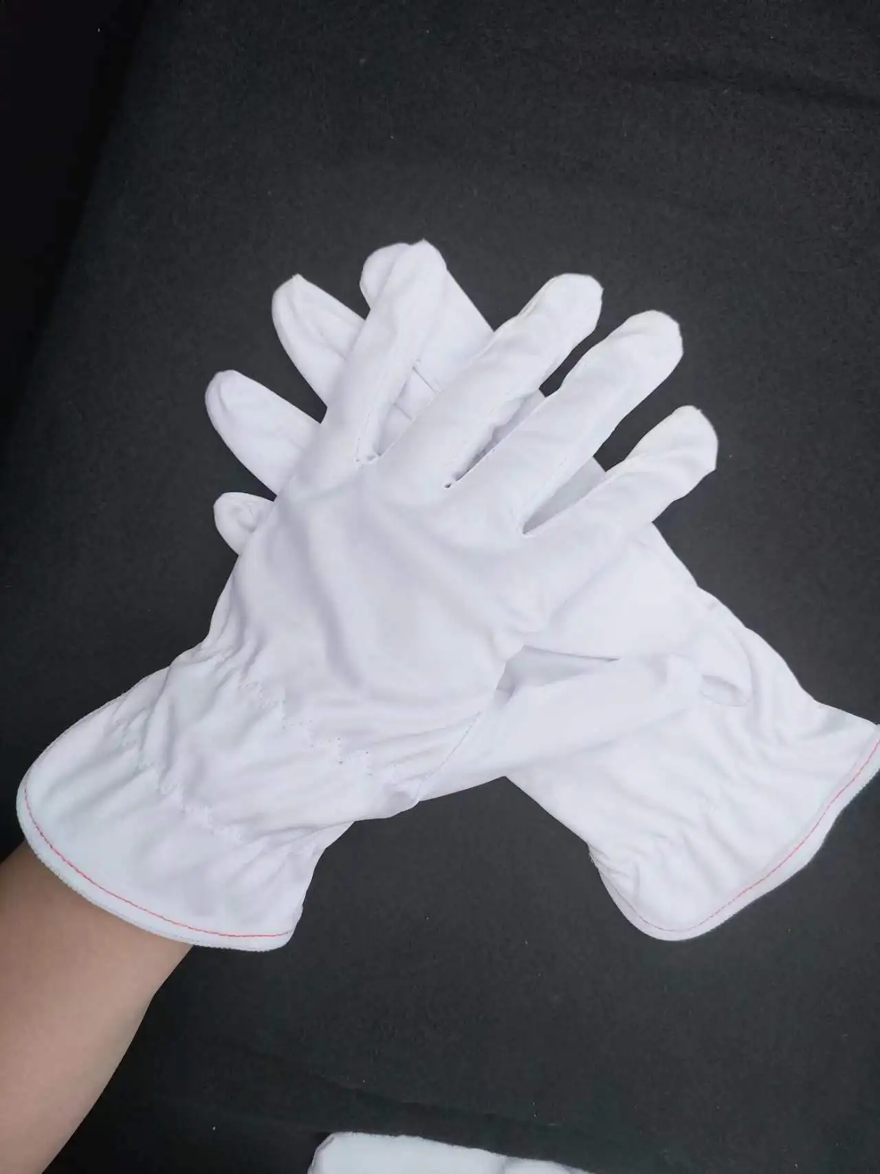 Microfiber Luxury Jewel Display Gloves Dustproof and Reusable Elastic Polishing for Watches and Jewelry Free Sample