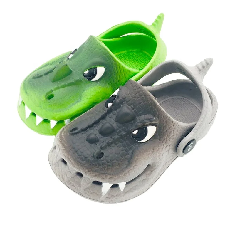 Cute Animal Design Soft EVA Kids Clogs Children Garden Shoes Boys Funny Sandals Non-slip slippers  Babies  Walking Shoes Unisex