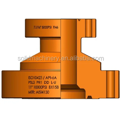 
API 6A tubing head adapter/wellhead flange/tubing hanger connector 