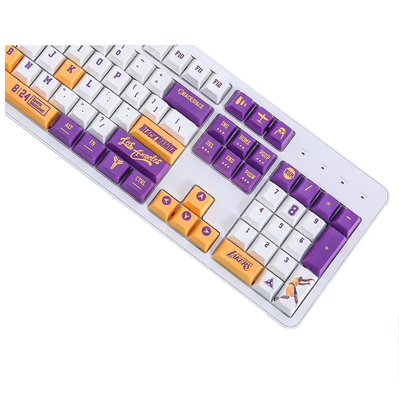 
NBA Basketball Dye sublimation keycaps PBT artisan keycaps Machanical keyboard 115keys 