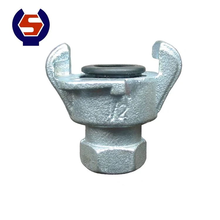Carbon Steel Hose End Air Hose White Zinc Plated Chicago Coupling Clip