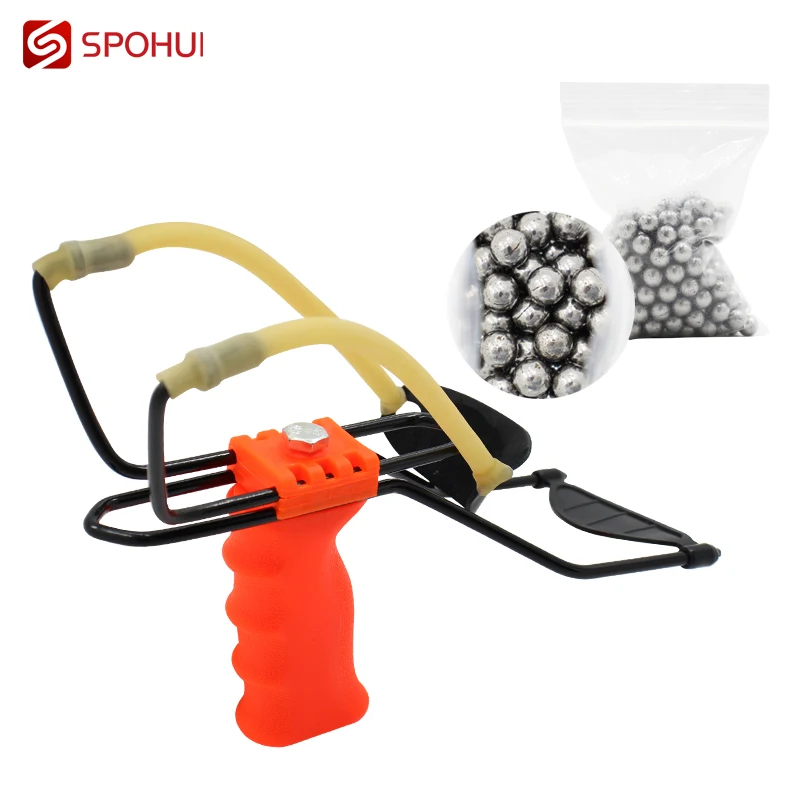
Wholesale Factory Slingshot Folding Stainless Steel Professional Outdoor Adult Slingshot 