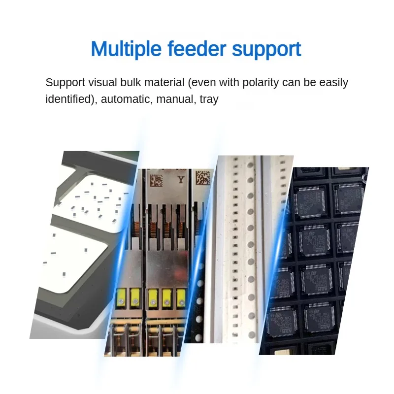 V5 PRO Desktop SMT Pick and Place Machine High Precision 0.05mm Dual Vision 36 Feeder Auto Nozzle Changer PCB Prototyping Tool