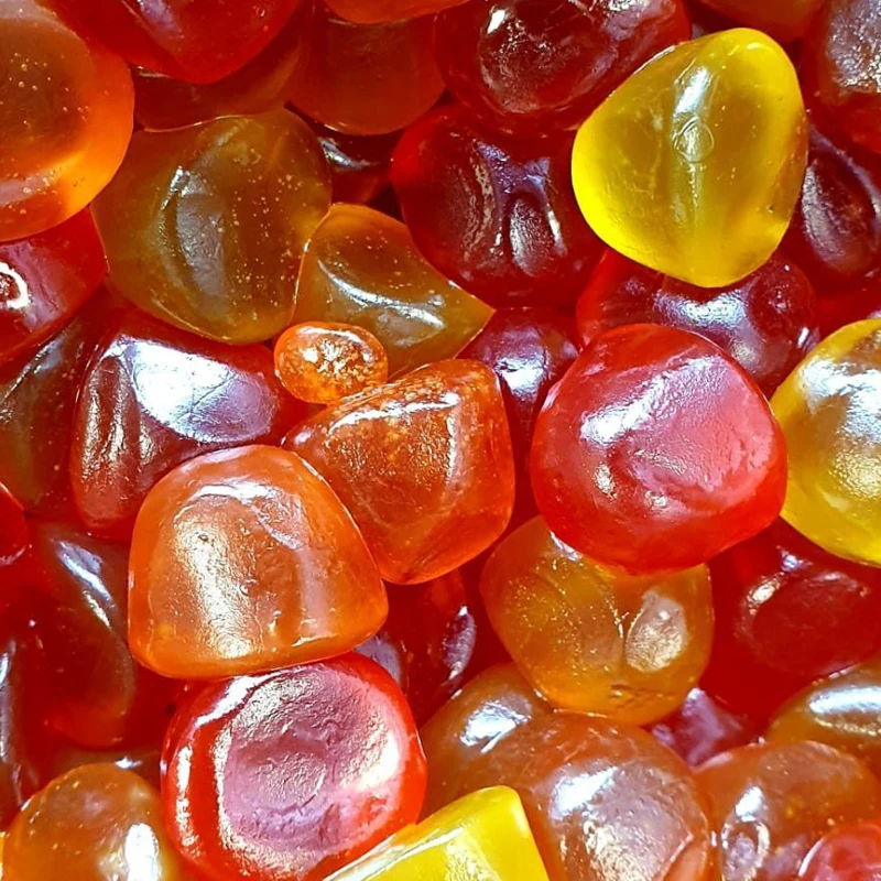 OEM customized Logo halal fruit pressed gummy candy for anti-aging