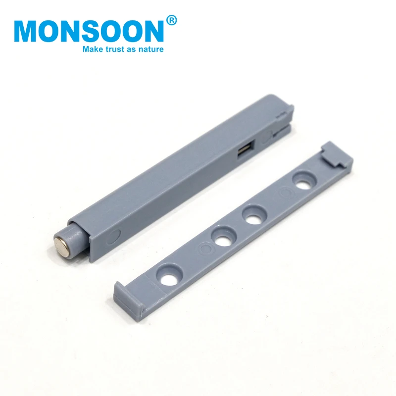 Kitchen Cabinet Door Rebound Soft Close Push Open Buffer Door Magnetic Push to Open Touch Catch