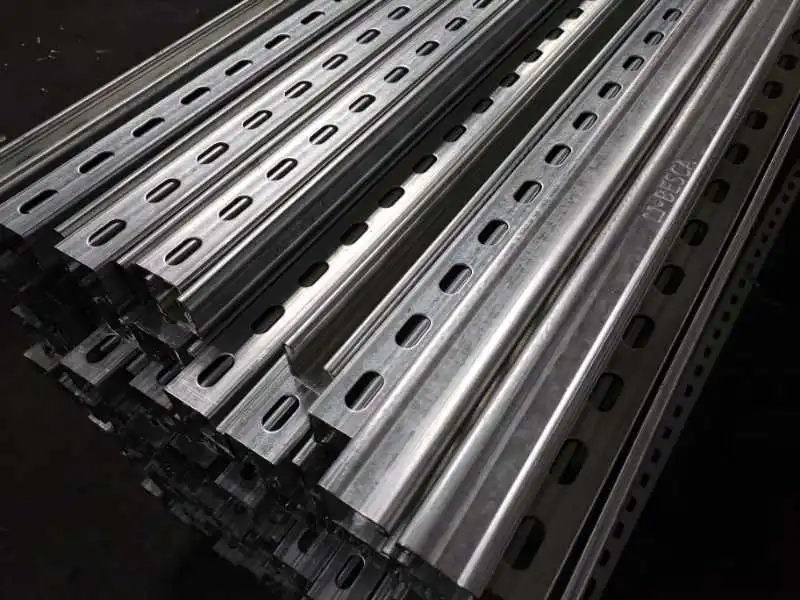 Besca Manufacture Metal Steel slotted C Channel in Galvanized