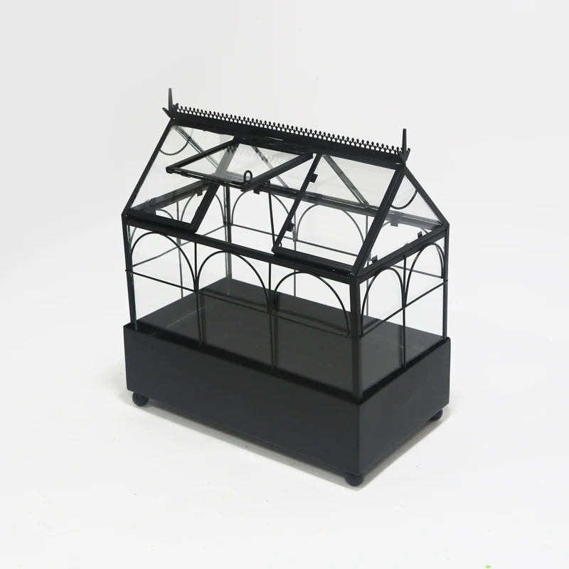 Factory Wholesale custom-made Glass Small Sunshine Room, plant display decorative cabinets