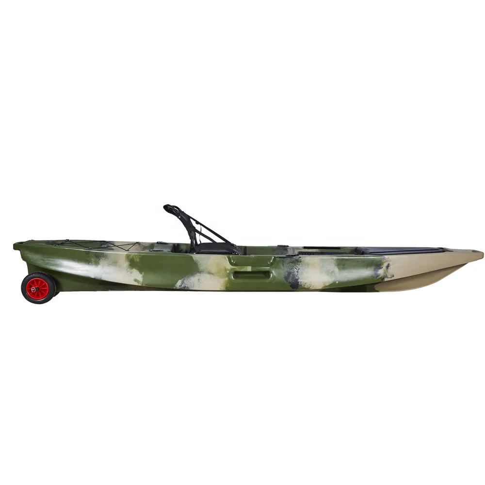 LSF 12 ft kayak dace pro angler fishing paddle kayak  with wheels