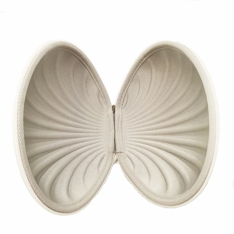 
New Molded Shell Shaped Travel Carrying Bra Organizer Portable EVA Bra Storage Case 