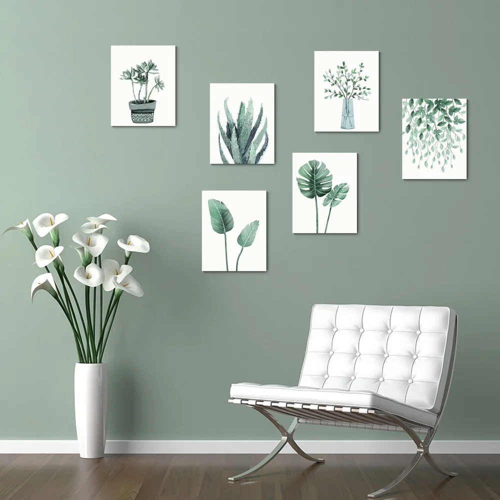 Wall Art 6 Panel Custom Picture Hd Print Hanging Popular Nature Canvas Painting