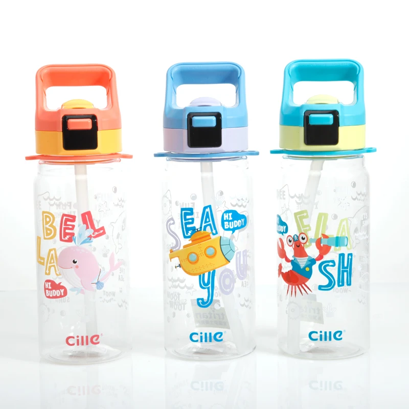 
 Высокое качество 720 мл герметичная многоразовая тритаин молоко прозрачная Детская Спортивная бутылка для воды пластиковая  