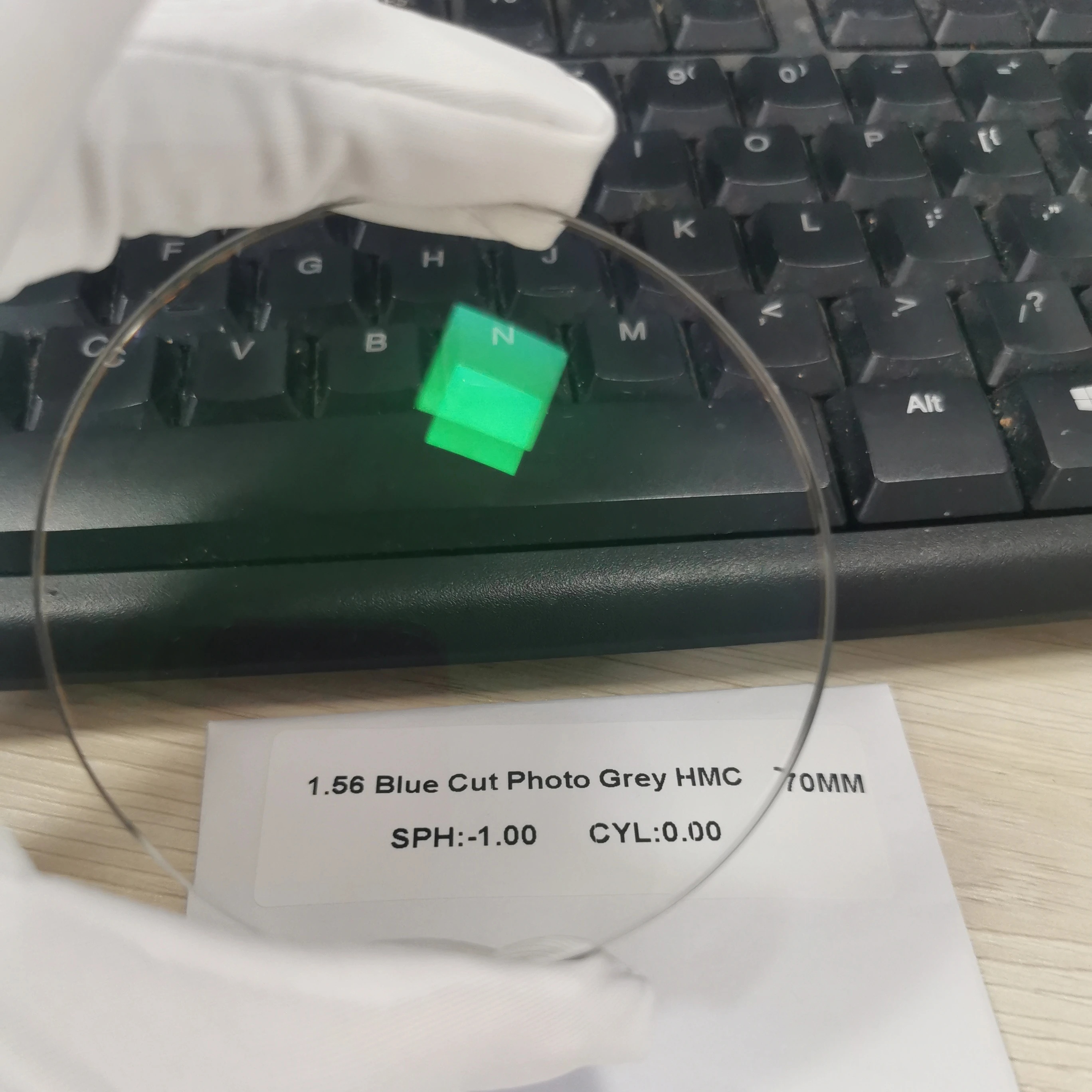 1.56 Blue Cut Photo HMC Coating Optical Lens Photochromic Grey Single Vision Spectacle Lenses