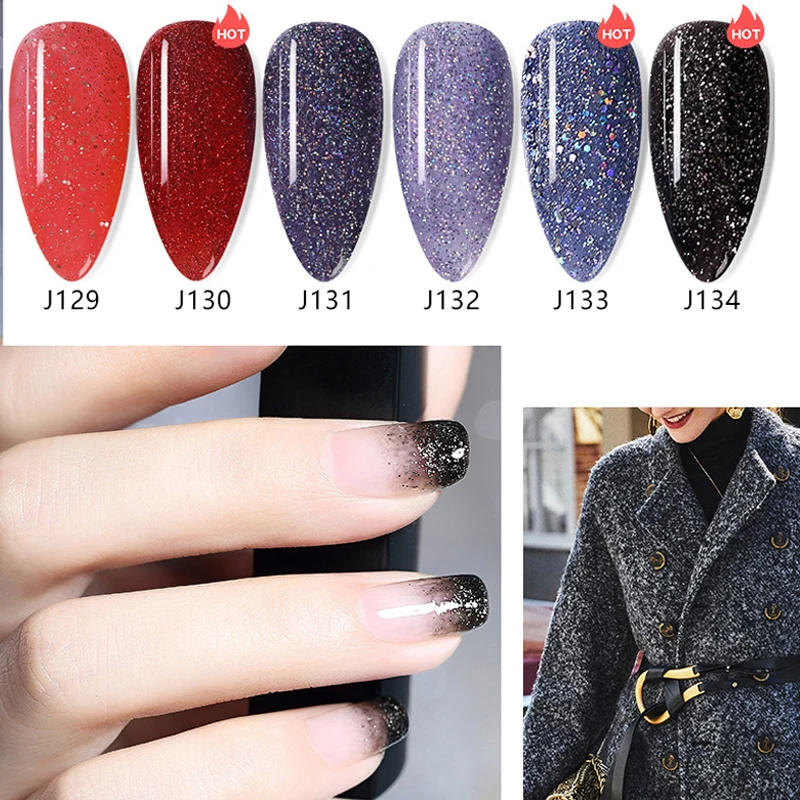 Holiday Nails  art products high quality 7ml soak off colorful gel varnish nail lacquer private label uv led nail gel polish