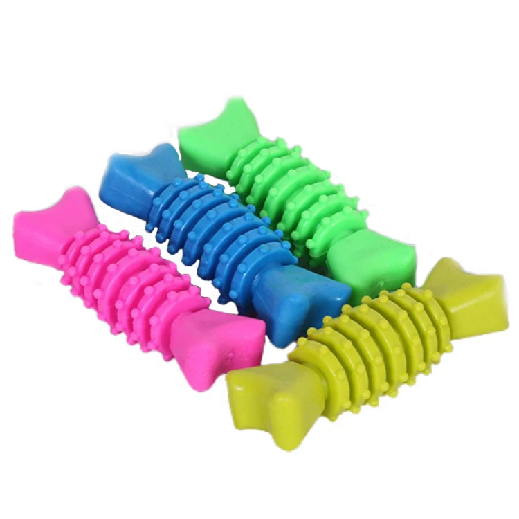 
Wholesale Eco Friendly Tpr Pet Chew Toys Durable Tpr Rubber Candy Shaped Dog Toys For Dogs And Cats Biting Playing 