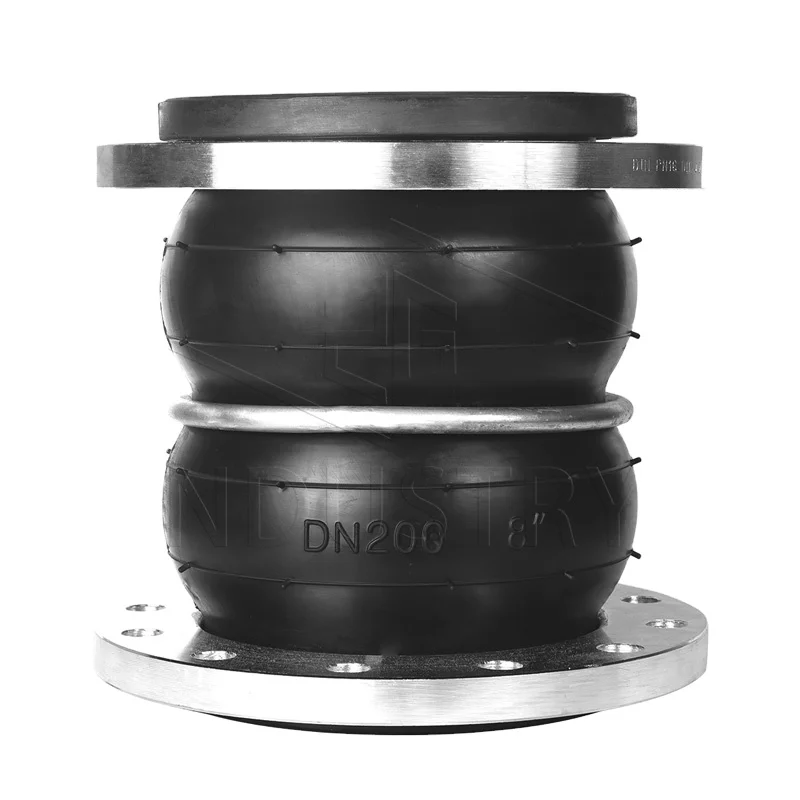 New Design Wholesale Stainless Steel Pipe Fittings KST type double sphere rubber joint