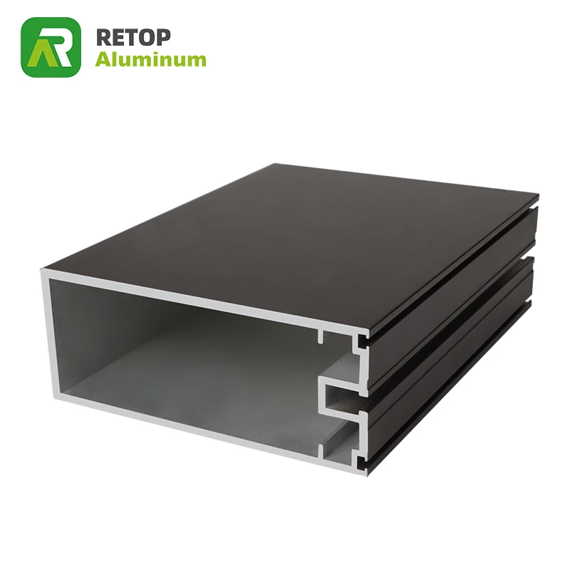 Double Glass Invisible Frame Aluminium Curtain Wall Aluminum Profiles For Wall Panels