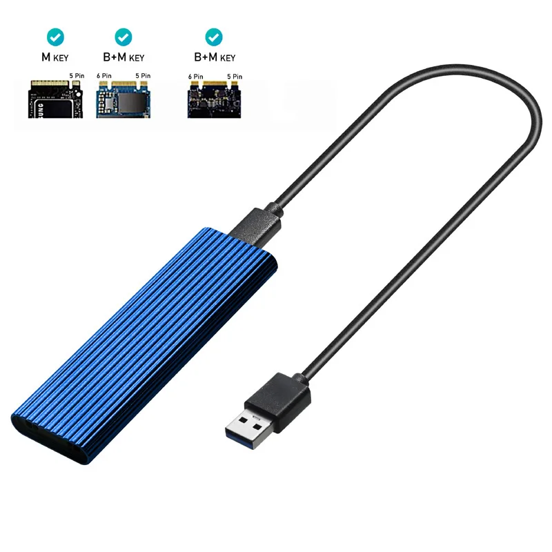 Корпус для жесткого диска Usb C 3 1 Gen 2 10 Гбит/с Nvme Pci-e и Sata
