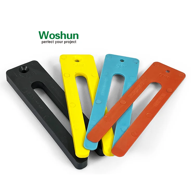 140x38mm Plastic Shim Wedges Factory Wholesale Glazing Packer Spacers Composite Wedge Shims Plastic Shim Plate for Window Door
