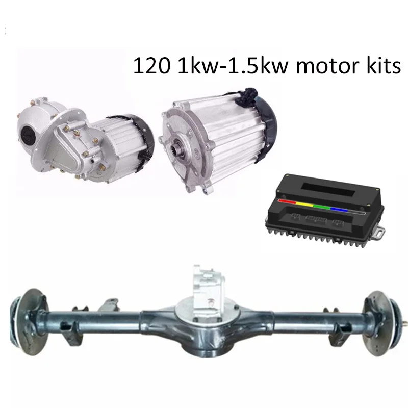 electric rickshaw tricycle motor 1kw 1.2kw 1.5kw 48V 72V electric e rickshaw ticycle car motor conversion kit