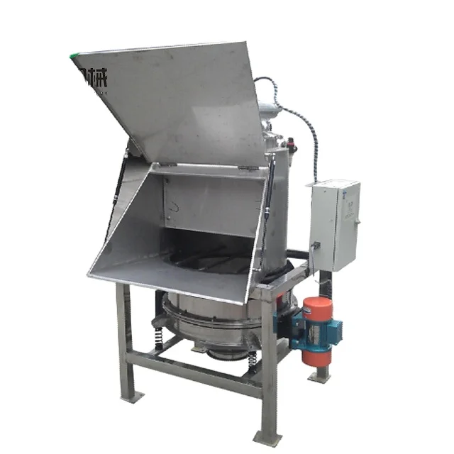 Food industrial system conveying flour feeding screening bag dumping station machine