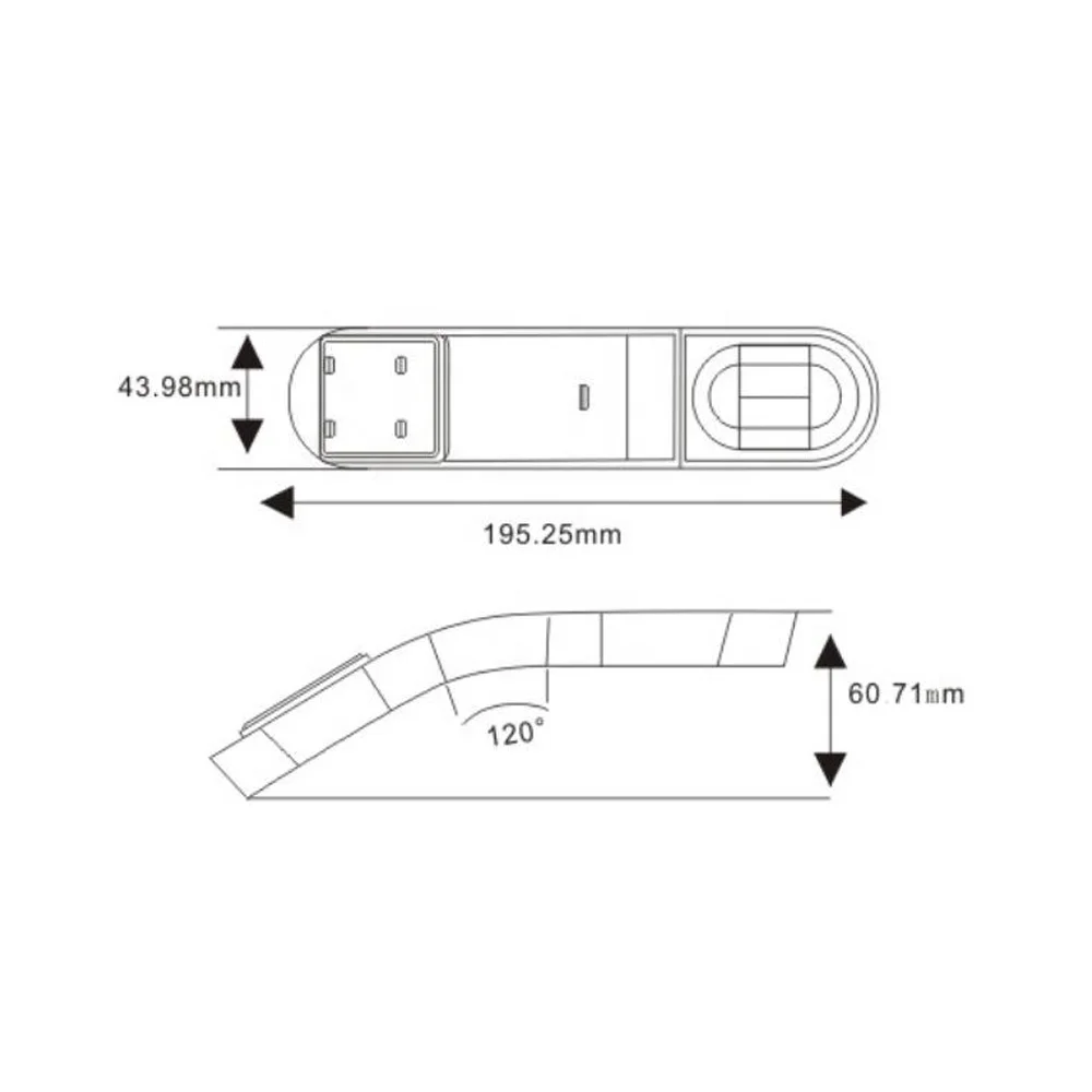 USB аккумуляторная человеческого тела индукционные светодиодный настенный светильник на открытом воздухе продукт