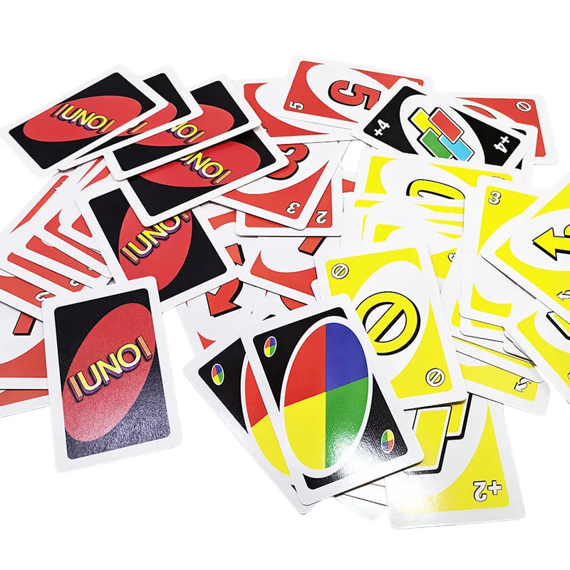 Hot Sale Family Gathering Multiplayer Board Playing Unos Game Cards