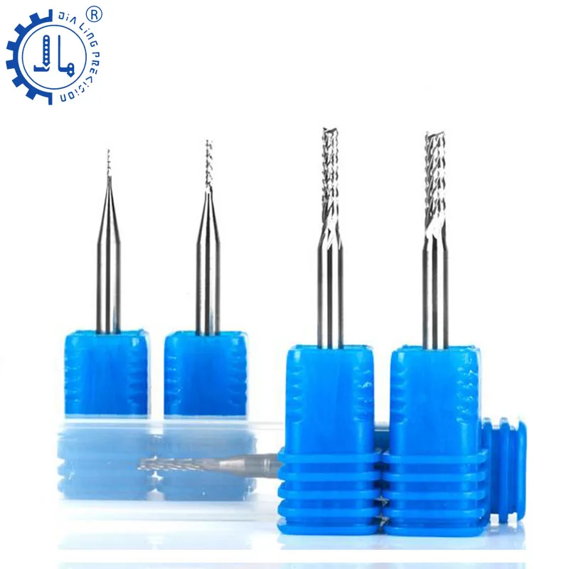 CNC Engraving Bit PCB Router Bit Aluminum Milling Cut Tool Tungsten Carbide PCB Drill Bit