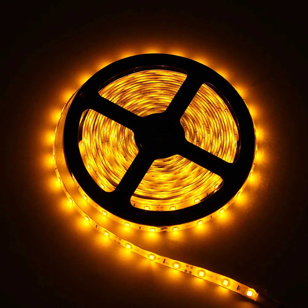 IP65 5meter/pack LED Strip Light Garland Gaskets 5m SMD 2835 Flexible DC 12V 24V Diode Tape Wire Christmas Lamp 300LEDs