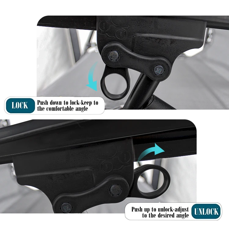 
Outdoor Adjustable Zero Gravity Lounge Folding Recliner Chair with Sunshade 