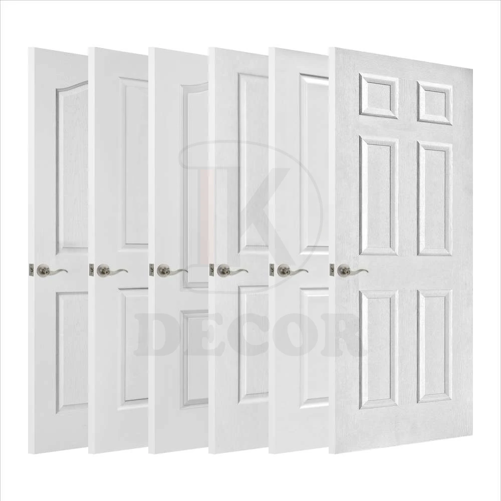 Дешевая внутренняя 6-панельная белая грунтовка 30x80 дюймов