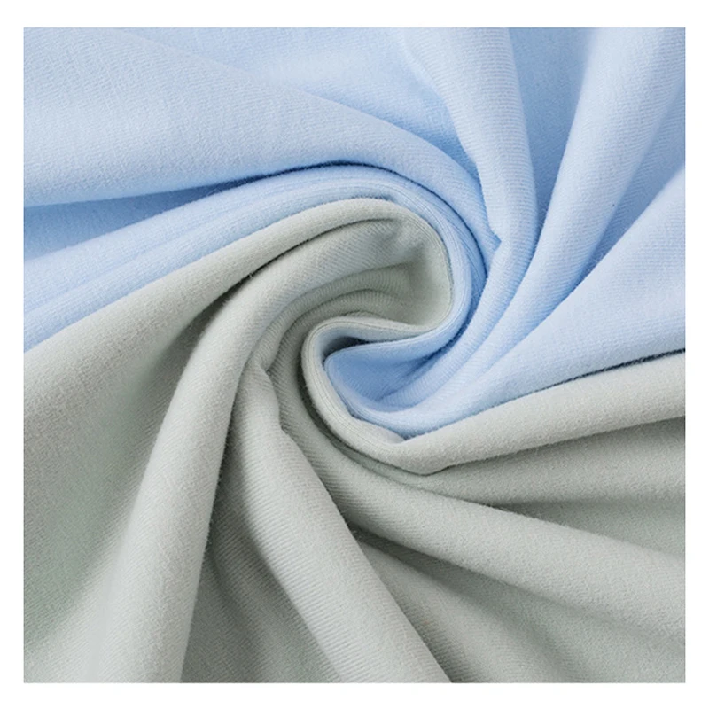 Hot sale knitted cotton spandex melange jersey ponti roma fabric for Warm clothing