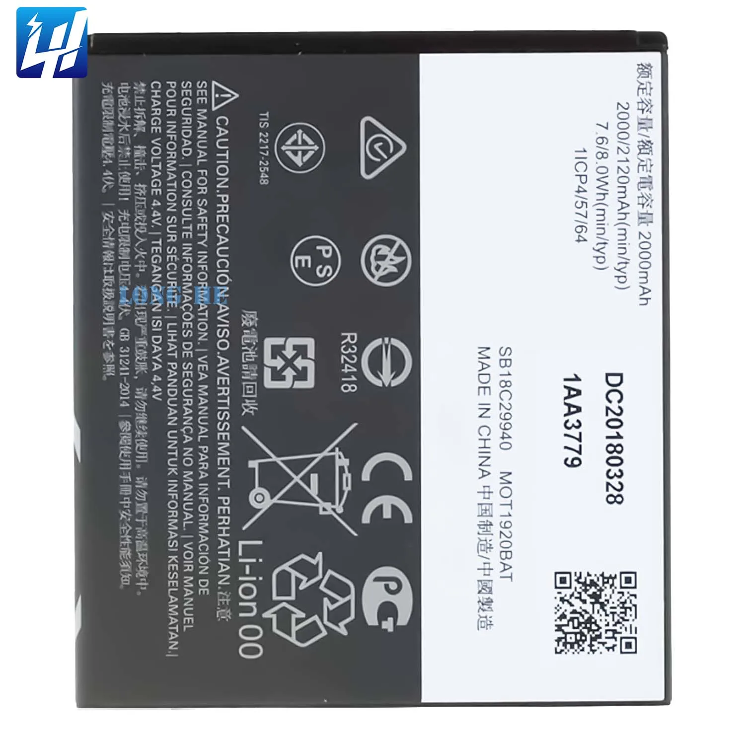 Original mobile battery for Motorola E5 PLAY E PLAY JE30 rechargeable aaa batteries phone battery for Motorola JE30 E5 PLAY