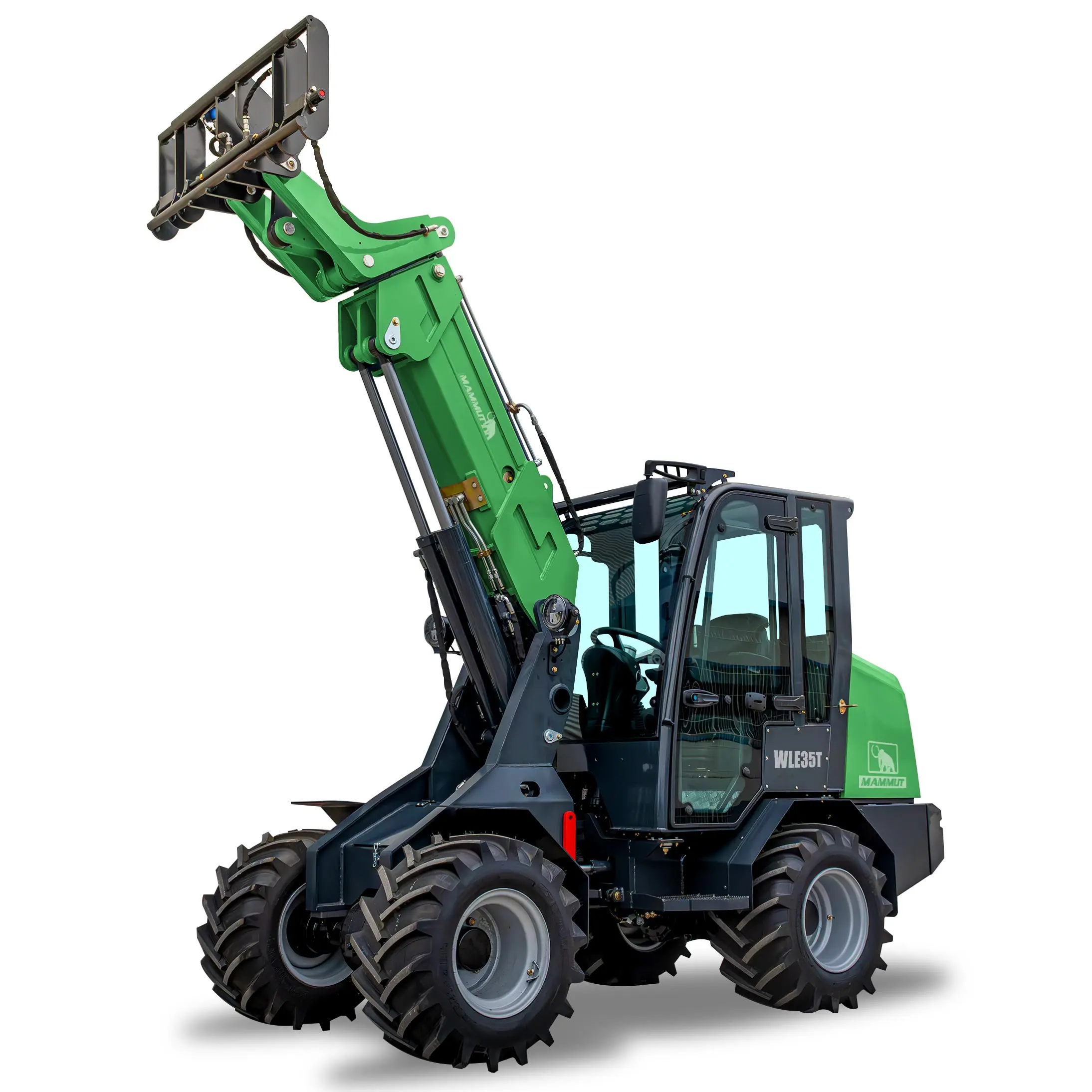 China 1200kg small farming cheap electric mini front end compact battery telescopic wheel loader for sale